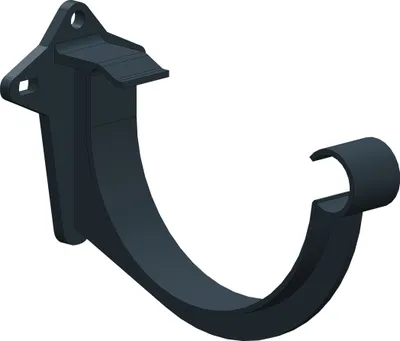 Produktbild von Dachrinne Halbrund 100mm Einzelteile | Rinnenhalter Traufbretthalter Anthrazit | Kunststoff PVC Fallrohr DN60 | Gartenhaus Carport Terasse