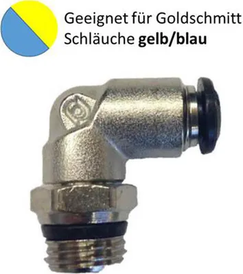 Produktbild von Winkel-Steckverschraubung R1/4A Ø6 Mm Goldschmitt 002.Ec4Admg