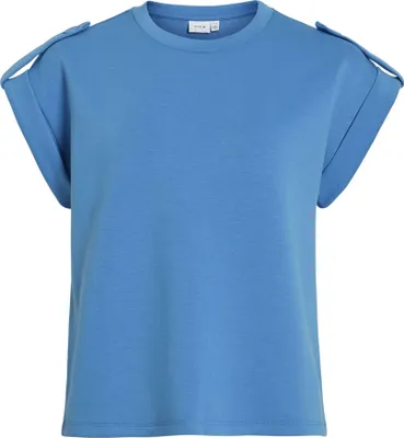 Produktbild von VILA T-Shirt mit Schulterknöpfen und Rundhalsausschnitt Größe: S