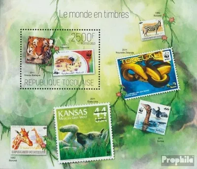 Produktbild von Briefmarken Togo 2013 Mi Block 890 (kompl. Ausgabe) postfrisch Briefmarken der Welt