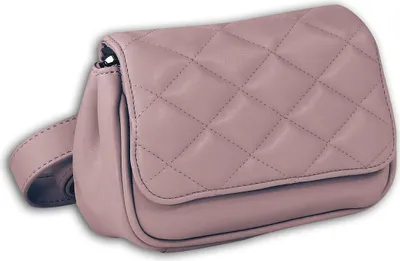 Produktbild von New Bags rosa gesteppte Bauchtasche Feeanhänger Handtasche two-in-one OTD5025A