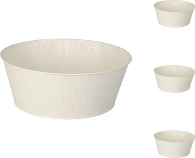 Immagine prodotto di 4 pz. Fioriera da balcone vaso per piante zincato Ø22xH10cm