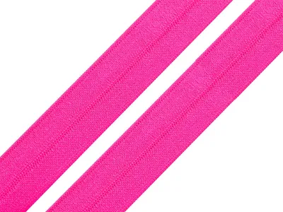 Produktbild von 1m Falzgummi 20mm Faltgummi elastisches Einfassband Saumband Farbwahl