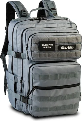 Produktbild von BestWay Cabin Pro Supply Reiserucksack: Hellgrau