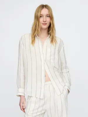 Produktbild von GAP Leinen Oversize Shirt Big Shirt 717901-06__XS