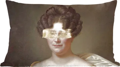 Produktbild von MuchoWow® Zierkissen Sofakissen Wohnzimmer Dekokissen 60x40 cm Johanna Henriëtte Engelen - Dubois Drahonet - Gemälde - Kopfkissen - Polster mit Foto