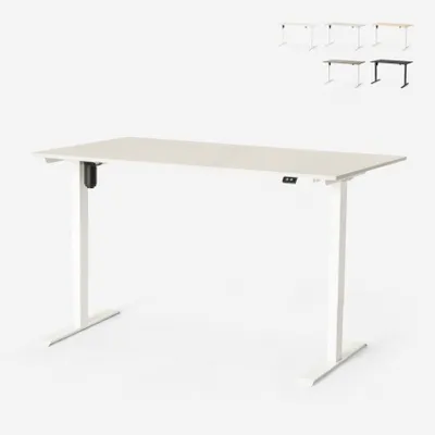 Immagine prodotto di Scrivania elettrica regolabile in altezza per ufficio e studio di design Standwalk 160x80 - Grigio