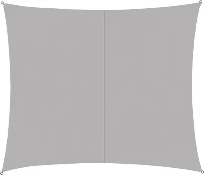 Produktbild von Sonnensegel Rechteckig 3x2 m für zuverlässigen Sonnenschutz Wasserdicht inkl. Befestigung Garten Strand Camping 23163, Farbe:Grau