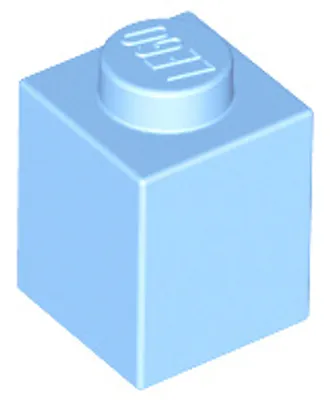 Zdjęcie produktu dla 25 klocków Lego, nr części 3005 w kolorze jasnoniebieskim