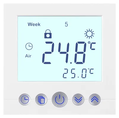Produktbild von Digital Thermostat Raumthermostat Heizungsregler weiß Fußbodenheizung Heizungssteuerung C16