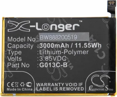 Produktbild von vhbw Akku Ersatz für Google G013C-B, 823-00086-01 für Handy Smartphone Telefon (2900 mAh, 3,85 V, Li-Polymer)