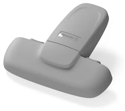 Imagen del producto de Cerradura para puerta de nevera y congelador, color gris, fácil de instalar, para la seguridad de los niños