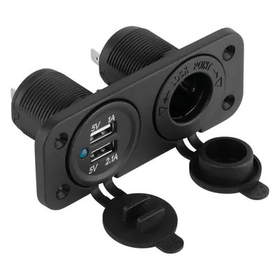 Immagine prodotto di caricabatterie per auto 2xUSB 3100 mA + presa accendisigari per l'installazione