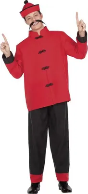Produktbild von Mom Chinesisches Drachenkostüm Für Herren Rot M-L Rot M-L