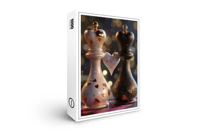 Image de puzzle premium raxxa "Chess Love", 1000 pièces