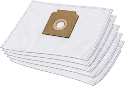 Image de Invest 5x Sacs aspirateur pour Kärcher 6.904-333.0, 6.904-084.0 T 10/1, T 7/1, T 9/1 Bp, T 12/1, T12/1 Adv