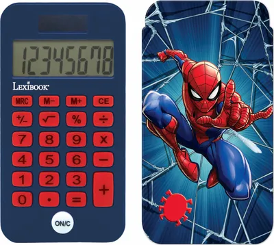 Produktbild von Spider-Man 8-stelliger Taschenrechner mit Schutzhülle