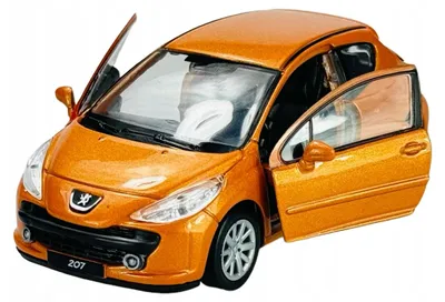 Produktbild von Welly Peugeot 207 Metallmodell Orange 1:34-39