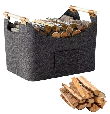 Produktbild von Brennholzkorb Filz XXL 60 x 40 x 40 cm, 96 L