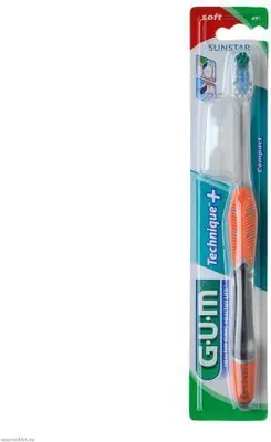 Immagine prodotto di Sunstar Gum Technigue+ Spazzolino morbido Compact 491, 1 pezzo