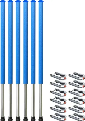 Produktbild von AWM Trampolin Sicherheitsnetz - Stangen 233 cm Pfosten Netzpfosten Netzstangen 244 305 366 400 430 460 cm Ersatzstangen -Set (6x)