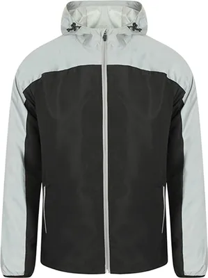 Produktbild von Tombo TL560 | Herren HI-VIZ Jacket - Farbe: Black/Reflective - Größe: XXL