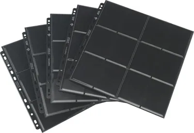 Produktbild von Gamegenic 24-Pocket Sideloading Pages 10pcs pack Schwarz