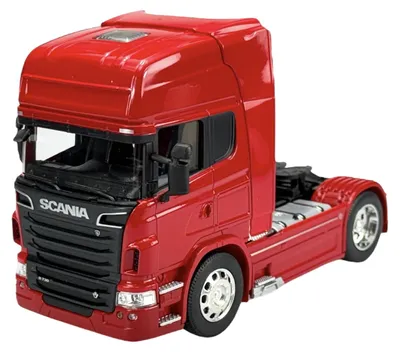 Zdjęcie produktu dla Welly Scania V8 R730, model metalowy, skala 1:32, nowy, w oryginalnym opakowaniu, numer katalogowy 32670