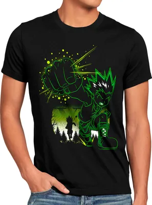 Produktbild von BaumwolleCloud The Jajanken Herren T-Shirt hunter anime japan manga x
