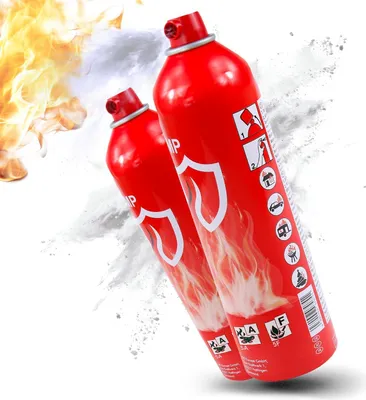 Produktbild von 2x Feuerlöschspray  Universal einsetzbares auf Schaumbasis a 500g Olymp