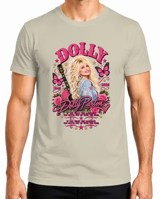 Produktbild von Dolly Parton In Loving Memory 1946 2026 Country Musik Legende RIP Herren T-Shirt, Natur, L