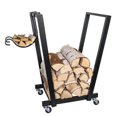 Immagine prodotto di Supporto mobile per legna da ardere ERAN, 48 x 59 x 28 cm