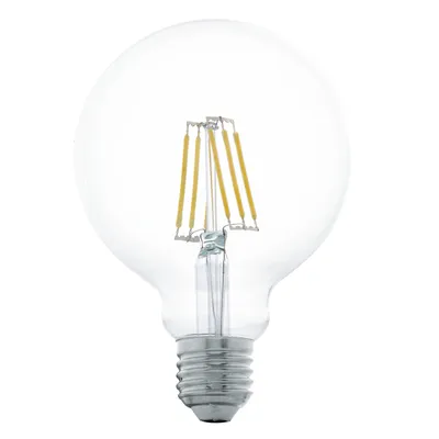 Immagine prodotto di Lampadina a filamento LED Eglo Globe G95 5W = 48W E27 trasparente, bianco caldo 2700K