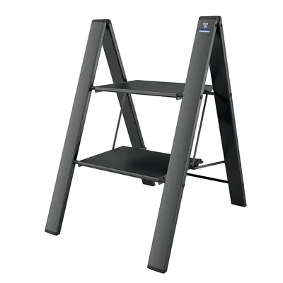 Produktbild von Alu-Klapptritt LEONARDO schwarz (3302.4)