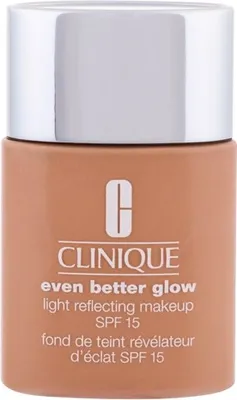 A product shot of a bottle of Clinique foundation.