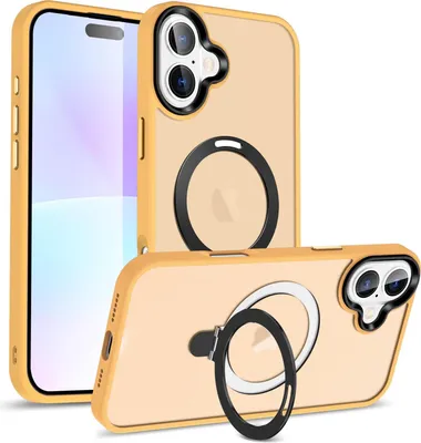 Produktbild von Hybrid Luxury Case für iPhone 17 Hülle Magnetring für MagSafe Schutzhülle