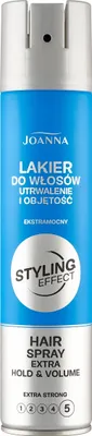 Obrázek produktu pro Vlasový lak Joanna s objemovým efektem - Extra silný fixační sprej 250 ml