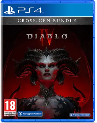 A video game case for Diablo IV on PlayStation 4.