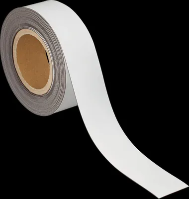 Produktbild von MAUL Kennzeichnungsband Metall 1 Stück 42 g/cm ² magnetisch kunststoffbeschichtet beschriftbar 10 m x 5 cm x 1 mm weiß