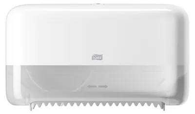 Obrázok produktu pre Tork 558040, Dávkovač toaletného papiera, Biela, Plast, 360 mm, 130 mm, 207 mm