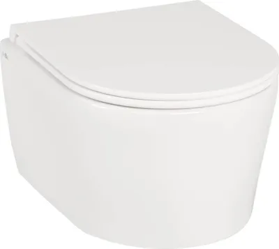 Produktbild von Clou InBe Kompakt-WC und Quickrelease-Toilettensitz mit Softclose Weiß