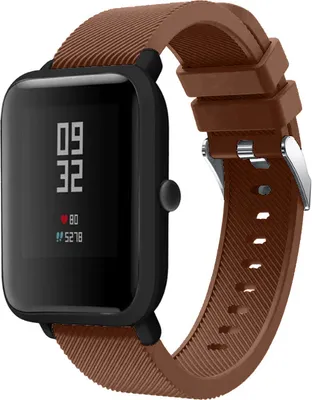 Produktbild von Strap-it Xiaomi Amazfit Bip Armband Silikon (KaffeeBraun)