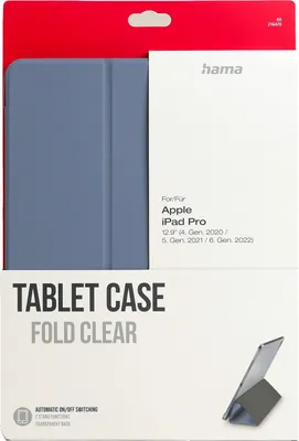 Produktbild von Hama Fold Clear, Folio, Apple, iPad Pro 12.9" (5th gen./2021), 32,8 cm (12.9"), 295 g