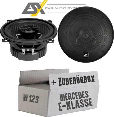 Produktbild von Lautsprecher Boxen ESX HZ52 HORIZON - 13cm Koax Auto Einbausatz - Einbauset passend für Mercedes W123 Heck - justSOUND