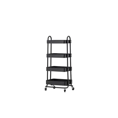 Immagine prodotto di Carrello Manaus 897 4 ripiani nero.