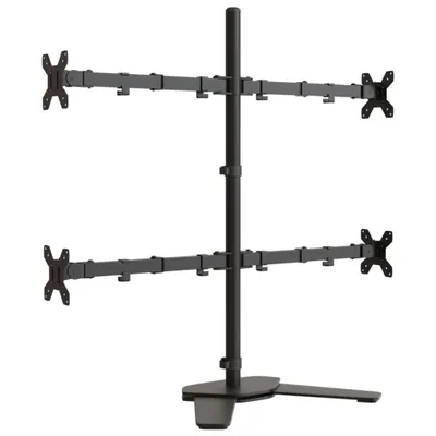 Immagine prodotto di vidaXL Supporto per monitor in acciaio nero VESA 75/100 mm