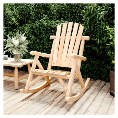 Produktbild von Sitzgelegenheiten für den Außenbereich, Sektionalsofa-Einheiten, Gartenschaukelstuhl, 69 x 96 x 101 cm, Fichtenholz