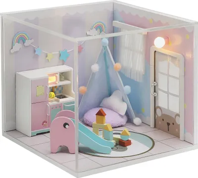 Zdjęcie produktu dla 2Kids Toys Tęczowy domek miniatura