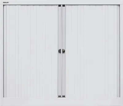 Produktbild von BISLEY Rollladenschrank EuroTambour Maße: 120 x 103 x 43 cm (B x H x T) Anzahl der Fachböden: 2 Fachböden