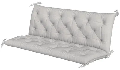 Productafbeelding van Outsunny bankkussen voor 3 personen, 150x98x8 cm, met banden, zitkussen